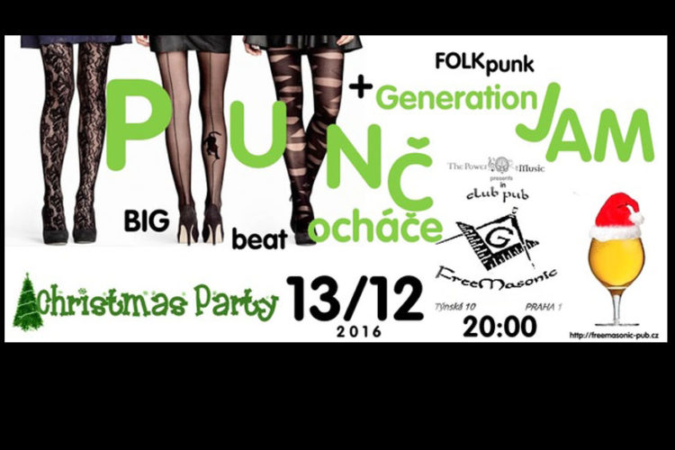 Punčocháče a GenerationJam - FreeMasonic Club Pub - 13.12.2016